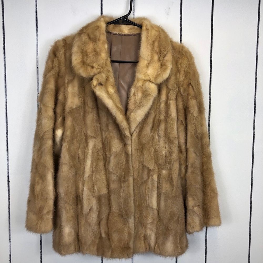 Vintage Mink Fur Coat Sz‎ M